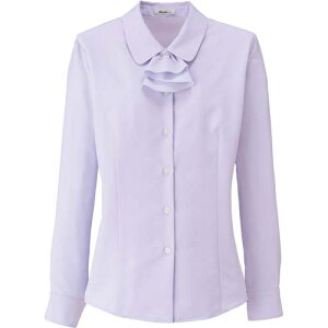 ボンマックス 長袖ブラウス リボン付 RB4155パープル13号【取寄商品】