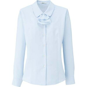 ボンマックス 長袖ブラウス リボン付 RB4155 ブルー 9号【取寄商品】