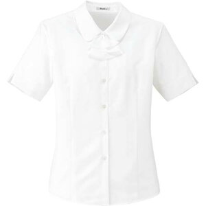 ボンマックス 半袖ブラウス リボン付 RB4549ホワイト11号【取寄商品】