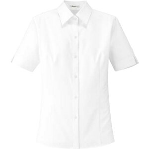 ボンマックス 半袖ブラウス RB4551−15 ホワイト 15号【取寄商品】