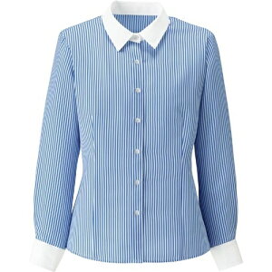 ボンマックス 長袖ブラウス RB4161 ブルー 21号【取寄商品】