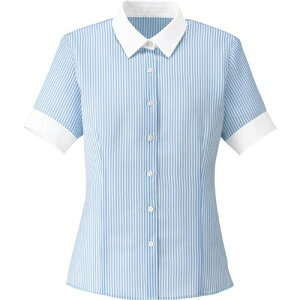 ボンマックス 半袖ブラウス RB4555 サックス 7号【取寄商品】