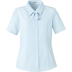 ボンマックス 半袖ブラウス ブルー RB4564 15号【取寄商品】