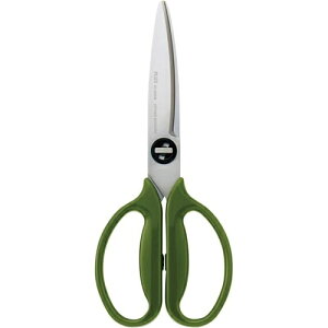 プラス FCC料理はさみ アウトドア モスグリーン【取寄商品】