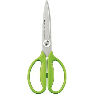 プラス フィットカットC料理はさみ 紙箱 レタスグリーン