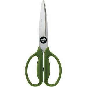 プラス フィットカットC 料理はさみ 紙箱 モスグリーン【取寄商品】