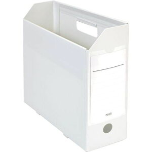 プラス PPボックスファイル+ A4−E ホワイト