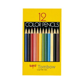 トンボ鉛筆 色鉛筆紙箱入　12色セット