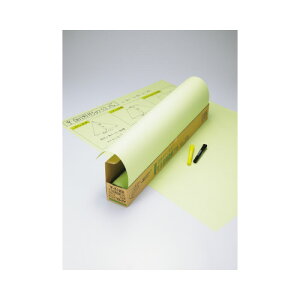 マルアイ 色マス目模造紙788×1085mmウグイス 50枚