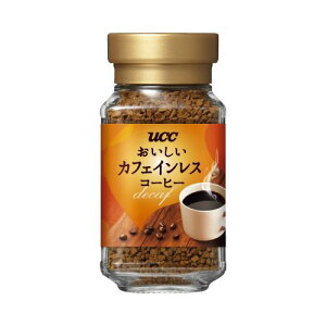 UCC おいしいカフェインレスコーヒーインスタント瓶45g