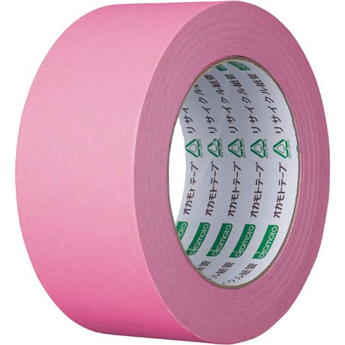 オカモト カラークラフトテープ　２２４ＷＣ　ピンク　１巻