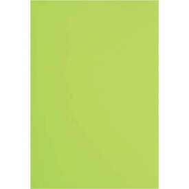 カウネット 色画用紙　四つ切　黄緑　5枚×6