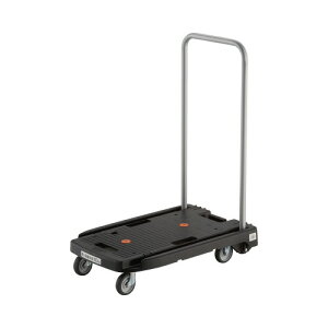 トラスコ中山 小型樹脂台車こまわり君(省音タイプ)ブラック