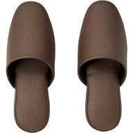 カウネット 洗えるビニールスリッパ　ブラウン　10足入