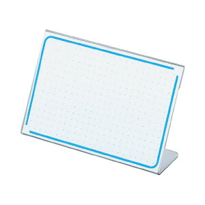 コクヨ カード立てL型再生PET板 83×122