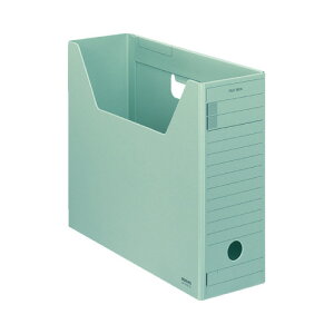 コクヨ ファイルボックス Hタイプ PP A4横 緑 5個