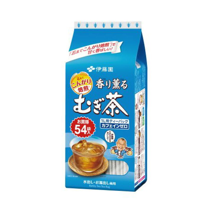 492円 【新発売】 伊藤園 香り薫るむぎ茶ティーバッグ 54袋入×3 492円 【新発売】 伊藤園 香り薫るむぎ茶ティーバッグ 54袋入×3