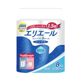 大王製紙 エリエールコンパクトシングル82．5m　8個入×8
