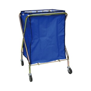 テラモト ダストカート 132L フレーム+袋ブルー