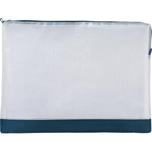 カウネット 「カウコレ」プレミアム メッシュケースマチ補強タイプA3 ネイビー 15個