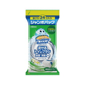 ジョンソン SB流せるトイレブラシ除菌消臭Wブロッサム替24個