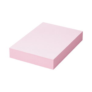 北越コーポレーション カラーペーパーR100 ピンク A4 1冊500枚