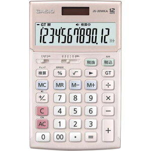カシオ 本格実務電卓 検算 JS−20WKA−PK