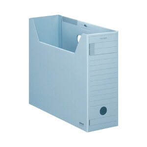 コクヨ ファイルボックス Fタイプフタ付 A4横 青