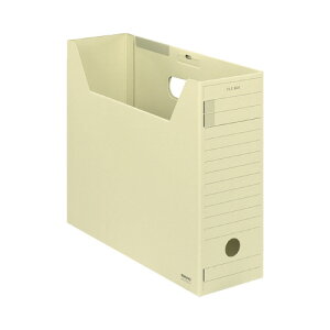 コクヨ ファイルボックス Fタイプフタ付 A4横 黄