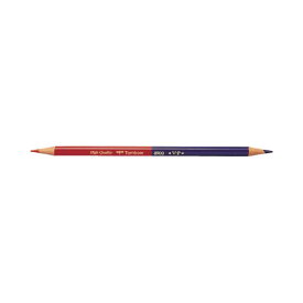 トンボ鉛筆 朱藍鉛筆　8900VP丸軸　12本入