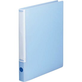カウネット「カウコレ」プレミアム マニュアルリングファイル背幅32mmA4縦　薄青　3冊