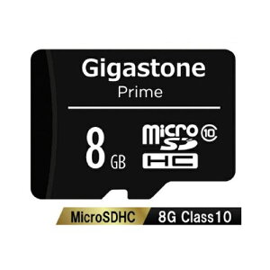 Gigastone マイクロSDカード8GBSDケース付きクラス10