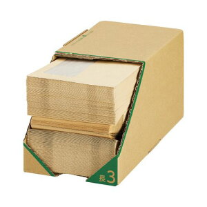 カウネット 「カウコレ」プレミアム 取り出しやすい透けない窓付き封筒CF長3×3