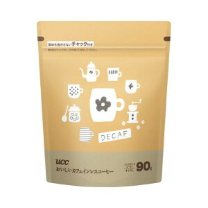 UCC おいしいカフェインレスコーヒー袋 90g