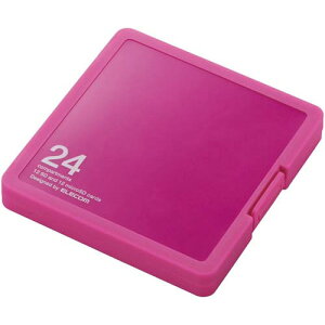 エレコム SD/microSDケース ピンク