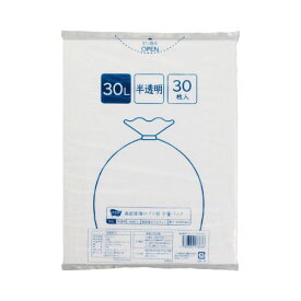 カウネット 高密度薄手ゴミ袋少量パック　30L　30枚