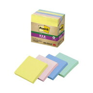 スリーエム　ジャパン ポストイット強粘着75×75　パステル混色　5冊