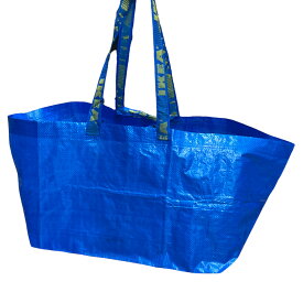 イケア IKEA バッグ ブルーバッグ エコバッグ 袋 Lサイズ×2枚 FRAKTA フラクタ(袋 ブルーL×2)