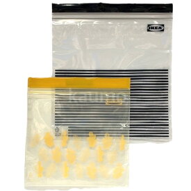 IKEA イケア ISTAD イースタード 袋 50枚入り プラスチック袋 フリーザーバッグ 透明袋 保存袋 305.256.81(袋BKST50)ジッパー バッグ ジップ ジップロック