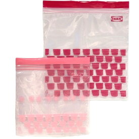 IKEA イケア ISTAD イースタード 袋 50枚入り プラスチック袋 フリーザーバッグ 透明袋 保存袋 50525675(袋repi50)ジッパー バッグ ジップ ジップロック