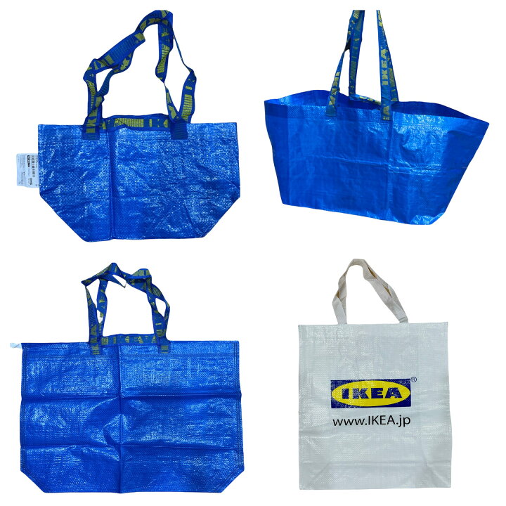 楽天市場】イケア IKEA バッグ ブルーバッグ エコバッグ 袋４枚セット BRATTBY / FRAKTA / KLAMBY(袋BLUE４) :  カウモ楽天市場店