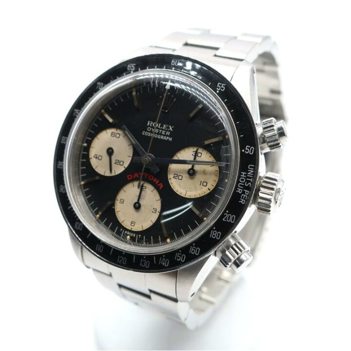 楽天市場】ロレックス ROLEX デイトナ 6263 ブラック SS プラスチック 
