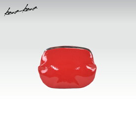 ［Newリリース］【kawa-kawa公式】 マルチケース レディース 本革 小銭入れ アクセサリー入れ ギフト シンプル コンパクト 黒 赤 エナメル 日本製 ブランド 即日発送 無料ラッピング受付中 カワカワ kawakawa enamel