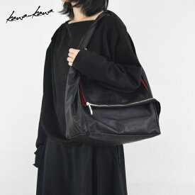 ［Newリリース］【kawa-kawa公式】 ショルダーバッグ レディース 軽量 大きめ 本革 上質 ワンショルダー 通勤 シンプル オールシーズン 黒 ブラック 日本製 ブランド 即日発送 カワカワ kawakawa 0.8
