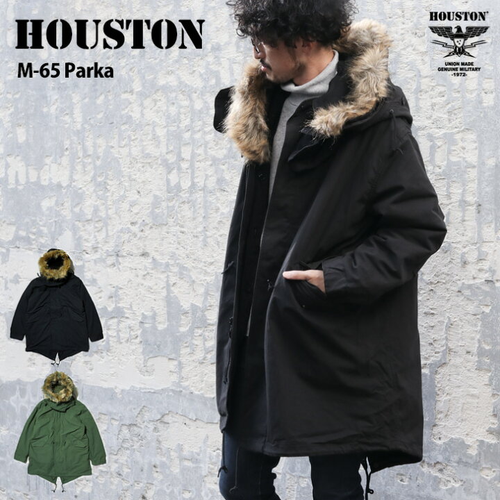 楽天市場 12 16まで割引クーポン対象 送料無料 Houston ヒューストン M 65 Parka メンズ アウター モッズコート ロング ミリタリー 秋冬 ライナー付き 中綿 防寒 暖か おしゃれ 大きいサイズ カジュアル ブランド 通勤 通学 シンプル Joknet楽天市場店