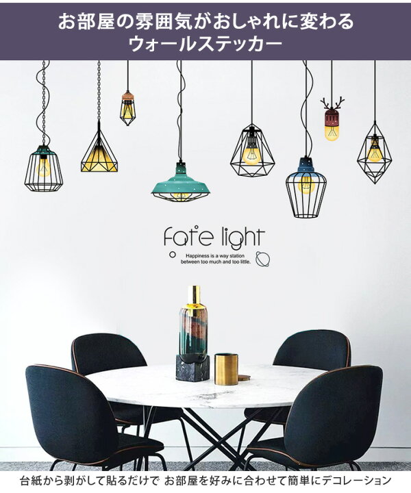 楽天市場 北欧テイスト ウォールステッカー 壁紙 シール シート 北欧 植物 おしゃれ はがせる 剥がせる 子供部屋 賃貸 模様替え リフォーム 飾り フレーム ライト 電球 おうち時間 部屋 インテリア テレワーク Joknet楽天市場店