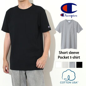 ＼本日店内SALE／ セール 送料無料 Champion チャンピオン 半袖 Basicシリーズ ショートスリーブポケットTシャツ C3-X357 メンズ レディース トップス Tシャツ カットソー ロゴ ワンポイント ブランド おしゃれ カジュアル メール便