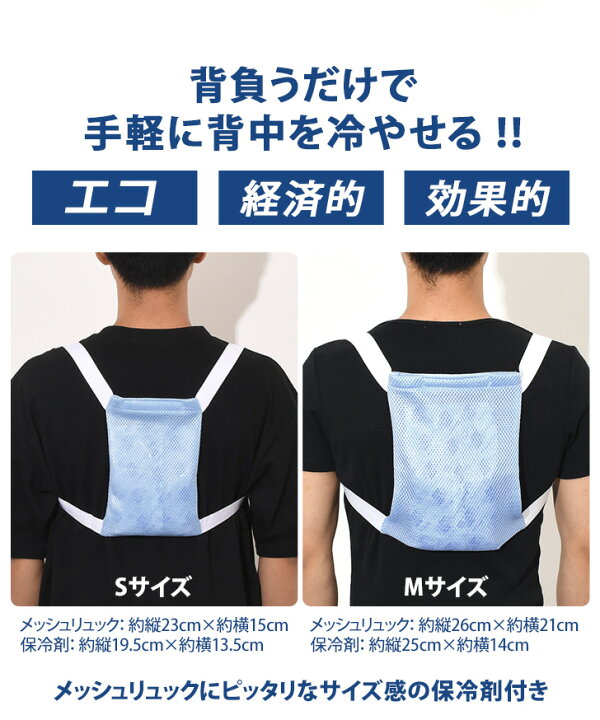 楽天市場】＼本日店内EVENT／ 送料無料 冷たさを背負う！保冷剤付き 