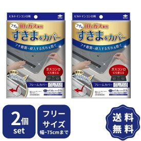 東洋アルミ フレームカバー ビルトインコンロ用 2個セット フリーサイズ