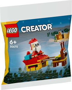 ���S �N���G�C�^�[ �T���^�̃\�� LEGO CREATOR Santa's Sleigh Ride 30670